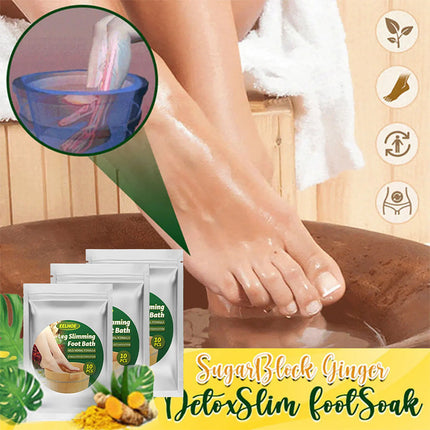 Eelhoe Detox Foot Bath Bag Ginger for Home Spa Pedicure by zapcart