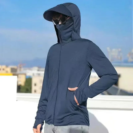 Fujian Men's UV Protection Quick Dry Mesh Jacket Outdoors by zapcart