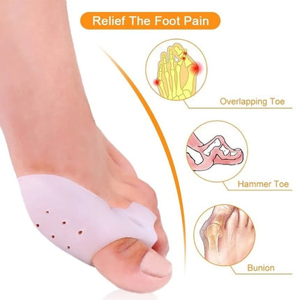 RooRuns Toe Corrector Instant Comfort Silicone for Bunions by zapcart