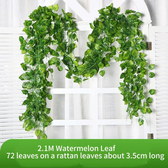 Uflower Ivy Leaf Hanging Vine Garland Lush Wedding Decor by zapcart