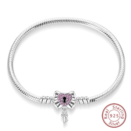 IQMAC Original Sterling Silver 925 Charm Bracelet For Women by zapcart