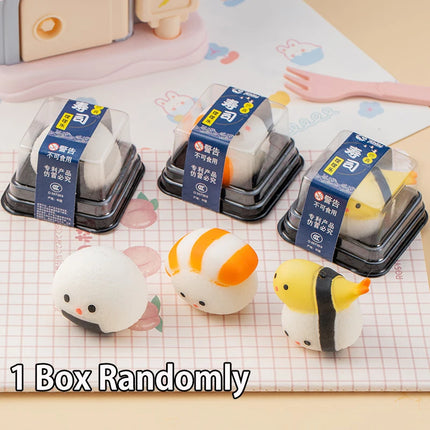 Sushi Squishy Food Simulation Toy Soft Sensory Squeeze Anti Stress Ball Mochi Squishy Abreact Vent Toy Party Gift Bag Stuffers by zapcart