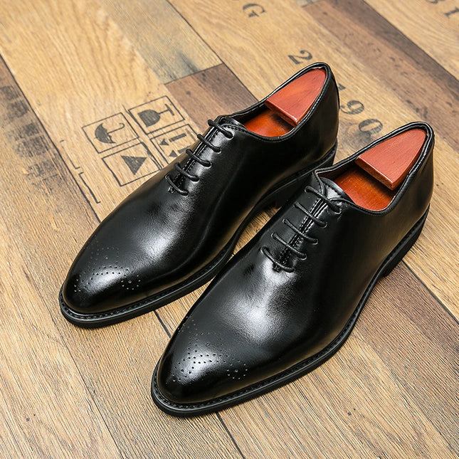 New Pefect ByChoice Red Sole Brogue Shoes For Men Lace Up by zapcart