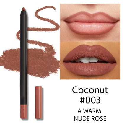 Nude Brown Lip Liner Matte Waterproof Everyday Longwear by zapcart