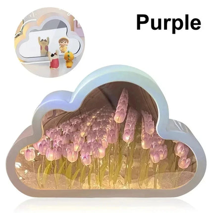 Cloud Tulip Night Light Handmade Romantic Gift For Couples by zapcart