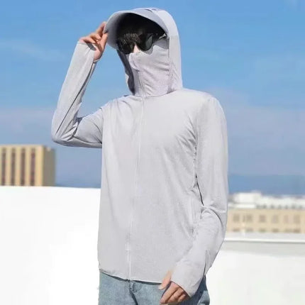 Fujian Men's UV Protection Quick Dry Mesh Jacket Outdoors by zapcart