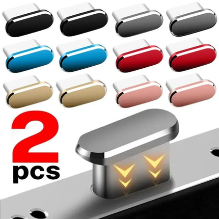 Choice Metal Dust Plug For iPhone 16 Pro Max Type C by zapcart