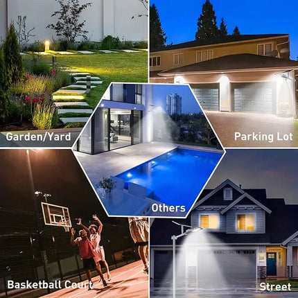 YQCHEZI 357LED Solar Street Light 6500K IP65 Outdoor Garage by zapcart