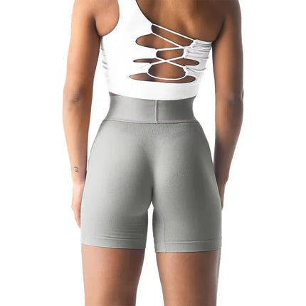 TKITKCN Sport Seamless Shorts For Women Breathable Hip Lift by zapcart