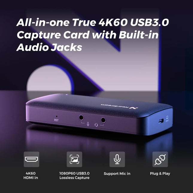 NearstreamCer 4K60 HDMI Capture Card OBS Compatible Gaming by zapcart
