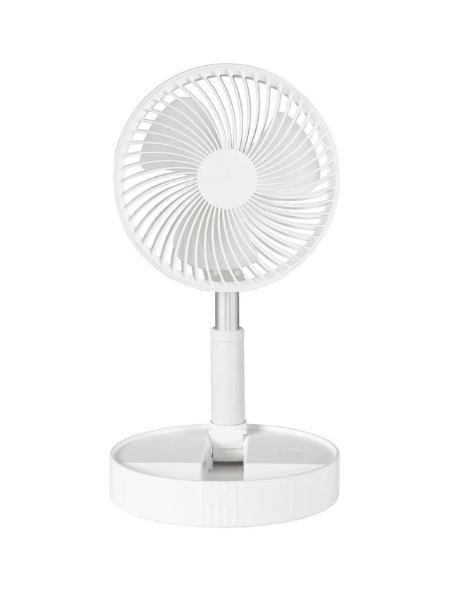 Haoyunma Camping Telescopic Portable USB Folding Fan Remote by zapcart