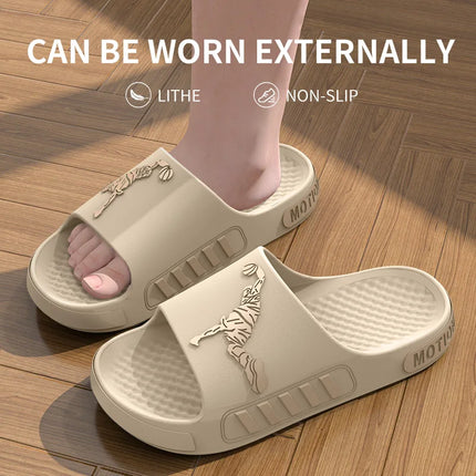 Fujian Men Outdoor Slippers Thick Sole Anti Slip Summer