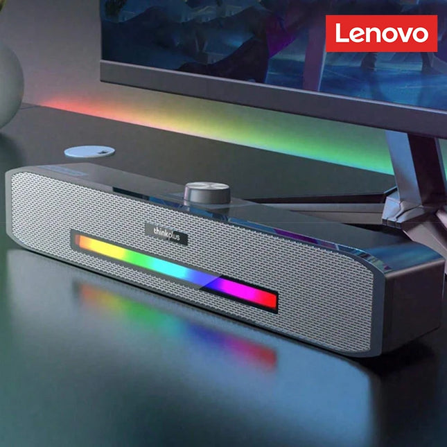 Lenovo TS33 Bluetooth Desk Speaker 360 Immersive Sound by zapcart