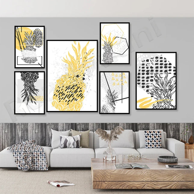 Geometric Abstract Art Print Living Room ReachManiCoating by zapcart