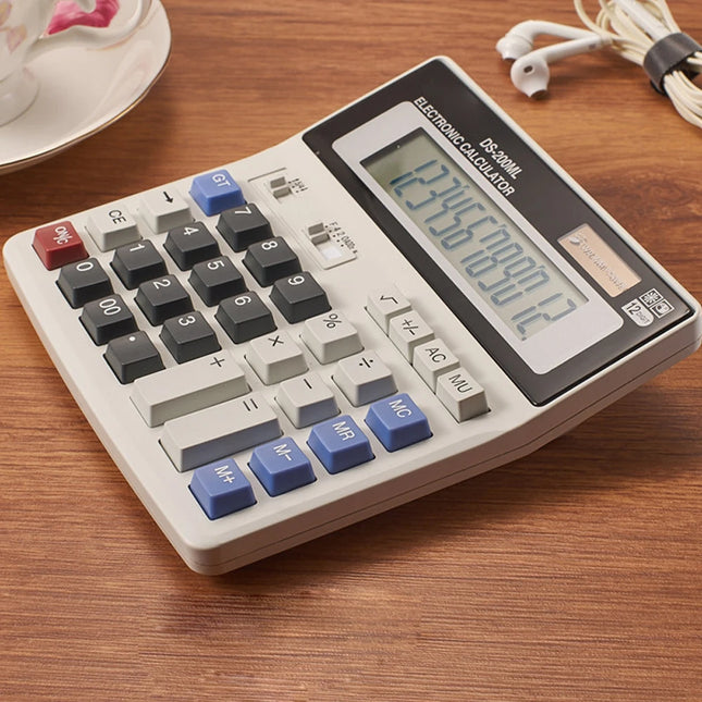 Choice Solar Calculator Dual Power 12 Digit Office School by zapcart