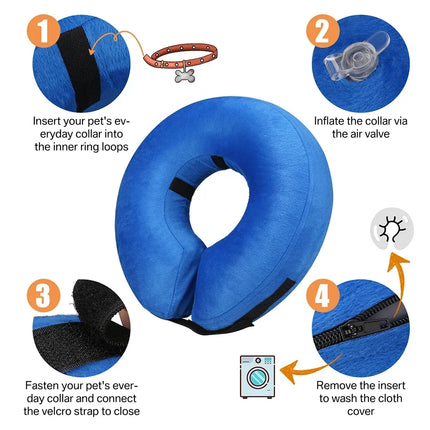 GuangdongChoice Soft Inflatable Dog Collar For Pets by zapcart
