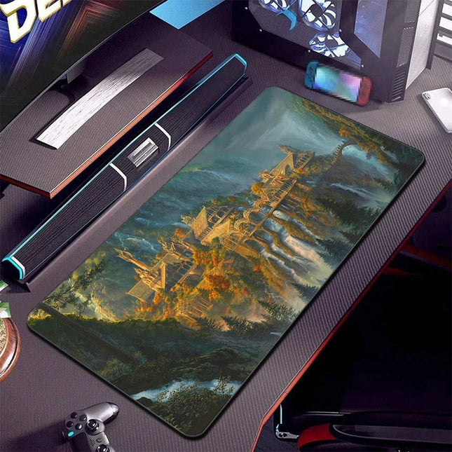 UKGF Gaming Desk Mat 90x40cm Non Slip With Wrist Strap by zapcart