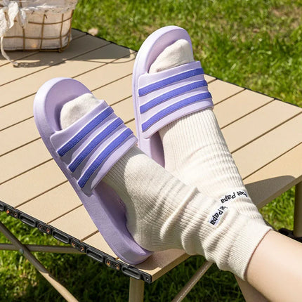 Unisex EVA Flat Slippers Lightweight Comfort For Beach Home by zapcart