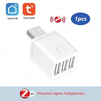 Tuya Smart Plug Micro USB Adaptor 5V WiFi Alexa Google by zapcart