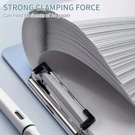 A4 Clipboard Folder - Durable PP Material, Office Document Holder with Writing Pad for Students & Professionals by zapcart
