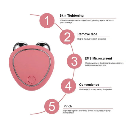 EMS Facial Massager Microcurrent Lift At Home Beauty by zapcart
