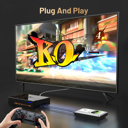 Kinhank Super Console X5 Pro Retro Game Console 4TB For TV by zapcart