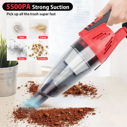 DayPlus Cordless Car Vacuum Handheld Suction Pet Hair by zapcart