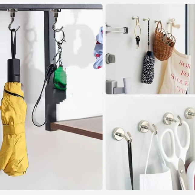 Choice Magnetic Hooks 10 Pieces Strong Home Storage Hangers by zapcart