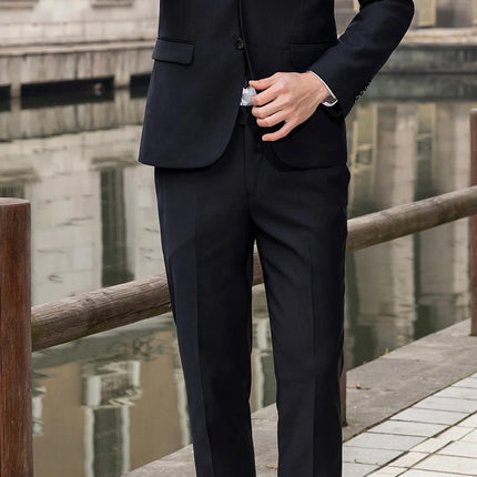 CN Sichuan Mens Premium Slim Fit Wedding Two Piece Set by zapcart