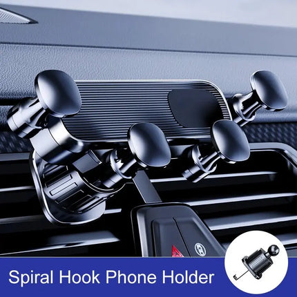 Car Vent Phone Holder Gravity Telescopic Mount 360 Rotation by zapcart