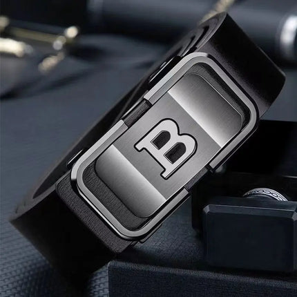 Men's Buckle Toothless Automatic Buckle Belt Fashion Gift