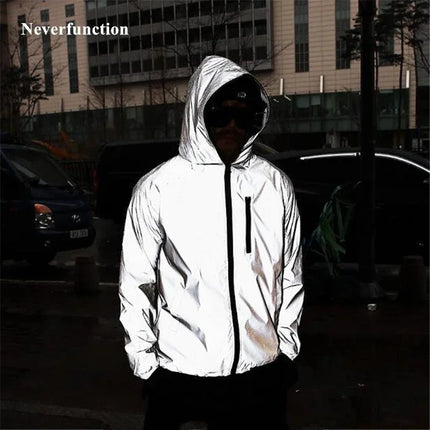CN Plus Size 4XL Men Waterproof Hooded Windbreaker by zapcart
