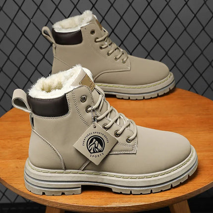 PDMCMS Mens Leather Ankle Chelsea Boots | Durable Chelsea Style