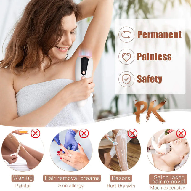 Xiaomi Youpin Laser Epilator Women Home IPL Painless by zapcart