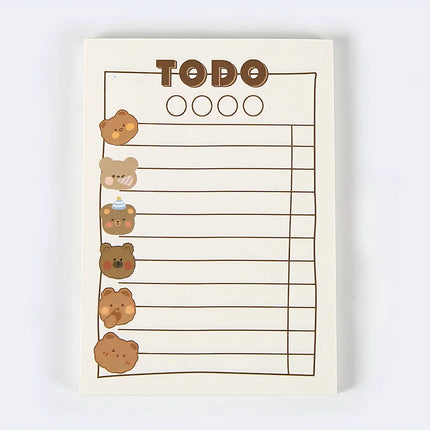 Moonbiffy To Do List Memo Pad 50 Sheets Student Stationery by zapcart