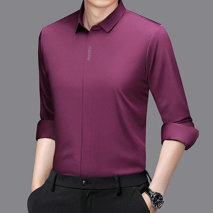 Choice Mens Wrinkle Resistant Long Sleeve Shirt Casual by zapcart