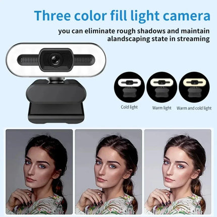 AEVYVKV Portable Webcam Auto Focus 1080P 4K For Streamers by zapcart