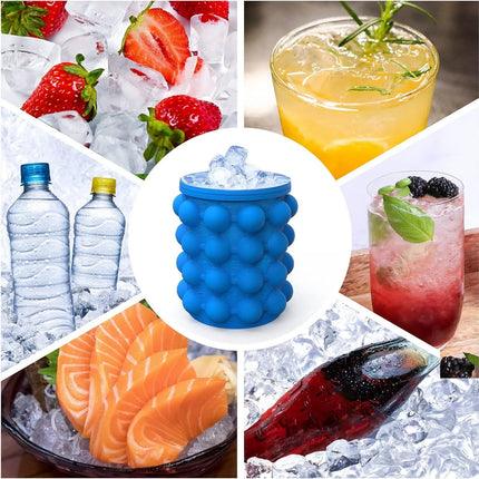 Choice Portable Ice Cube Maker Bucket for Wine and Whiskey by zapcart