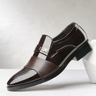 YBQJOO Leather Dress Shoes For Men Breathable Slip On Pro by zapcart
