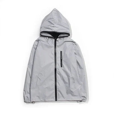 CN Plus Size 4XL Men Waterproof Hooded Windbreaker by zapcart