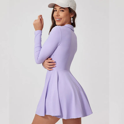 Cloud Hide Energy Sports Dress With Pockets Women For Gym by zapcart