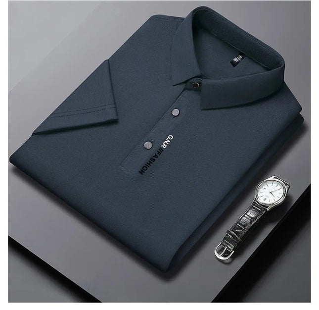 CN Guangdong Mens Polo Shirt Short Sleeve Breathable by zapcart