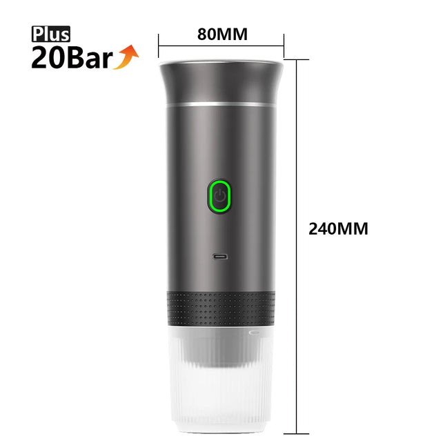 Portable Wireless Electric Espresso Coffee Machine For Travel by zapcart