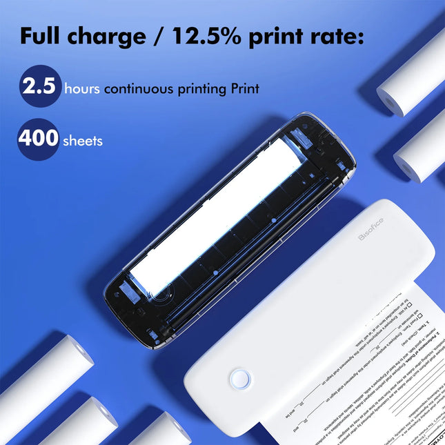 Qiilu Thermal Printer BT USB 203dpi Multifunction Photos by zapcart