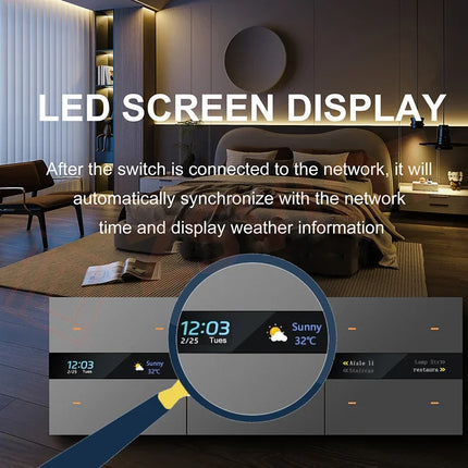 Tuya Zigbee Smart Switch 4 Gang For Homes Motion Sensor by zapcart