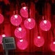 TDRSHINE Solar String Lights Crystal Globe 8 Modes Garden by zapcart