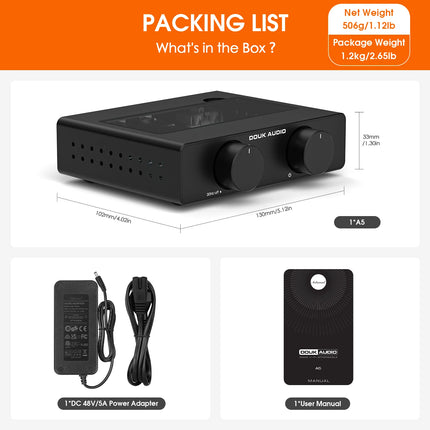 Douk Audio A5 Mini TPA3255 Class D Power Amp HiFi 300W Home by zapcart