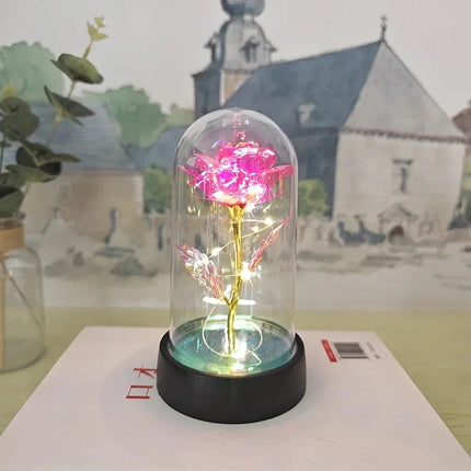Artificial Rose LED Light Gift For Girlfriend Valentines Day by zapcart