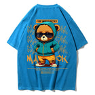 Teekossc Bear Pattern Cotton T Shirt Men Breathable by zapcart