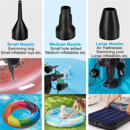 Choice Electric Air Pump Portable Quick Fill Mattress Home by zapcart